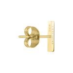 Liebeskind Berlin Ohrtsecker in Stäbchenform, in der Farbe gold; Seitenansicht