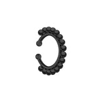 Liebeskind Berlin Ear Cuff in der Farbe schwarz, mit silbernen Edelstahlkugeln; Produktbild