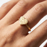 LIEBESKIND BERLIN Ring – Broken Heart in 56