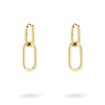 LIEBESKIND BERLIN Ohrhänger - Das Must-Have: Elegante goldene Ohrhänger mit zwei ineinandergreifenden ovalen Gliedern, inspiriert vom zeitlosen Creolen-Design von Liebeskind Berlin.