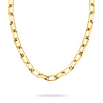 Die LIEBESKIND BERLIN Halskette - The Secure Tag von Liebeskind Berlin zeichnet sich durch längliche, rechteckige Glieder aus - eine elegante Statement Kette und eine stilvolle Edelstahl Halskette, perfekt für moderne Looks.