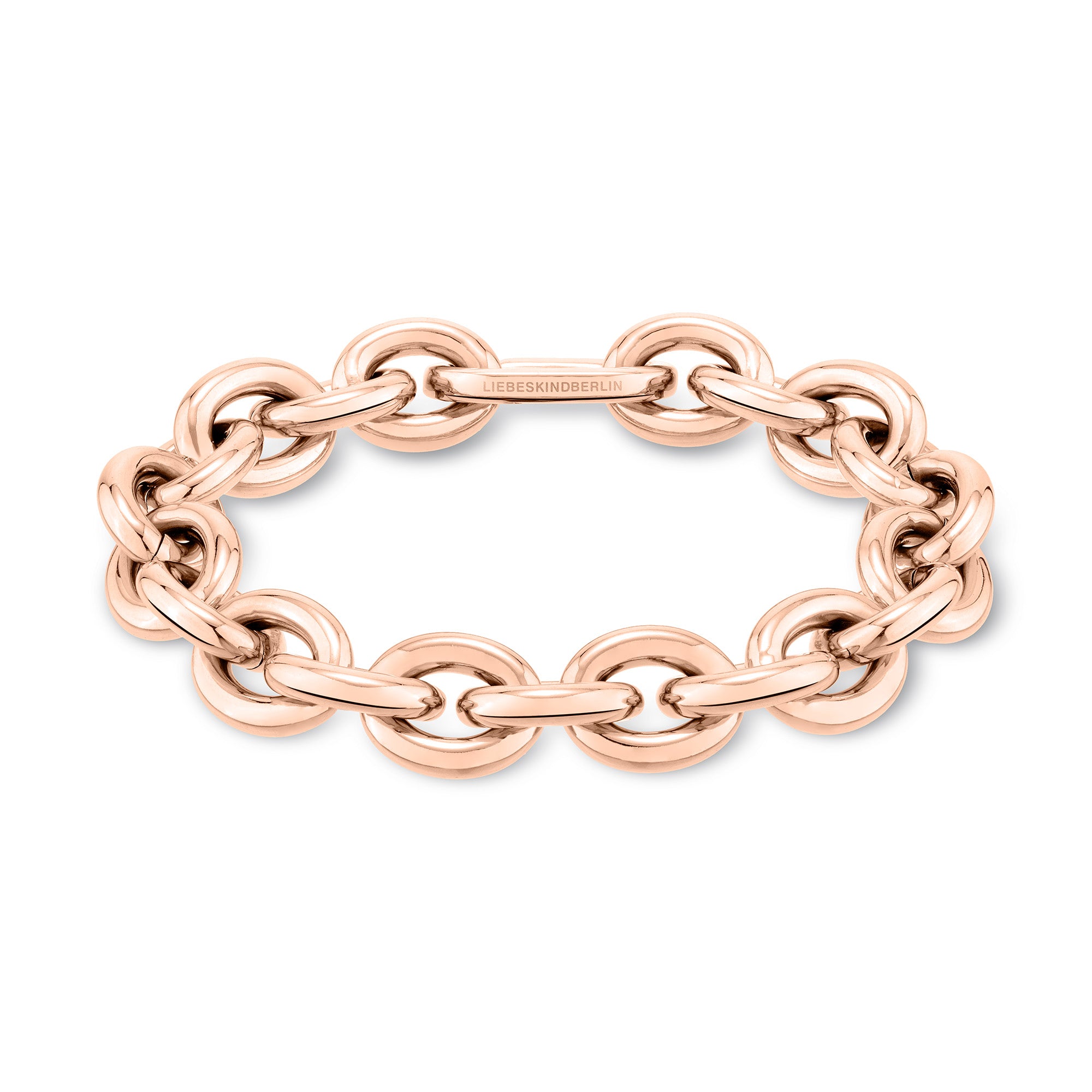 Liebeskind Berlin Armband bestehend aus roségoldenen, groben Gliedern; Produktbild