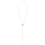 Minimalistische LIEBESKIND BERLIN Halskette - Stahlkugel von Liebeskind Berlin, mit zartem Golddesign und kleinem Tropfen-Anhänger.