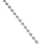 Die LIEBESKIND BERLIN Halskette - Spikes von Liebeskind Berlin zeichnet sich durch gleichmäßig verteilte, kleine pyramidenförmige Zacken entlang der Kette aus - ein auffälliges Statement.