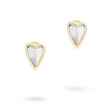 Die LIEBESKIND BERLIN Ohrstecker - Metal Heart von Liebeskind Berlin sind stilvolle Ohrstecker in Herzform, perfekt für jeden Anlass und wunderschön präsentiert auf weißem Hintergrund.