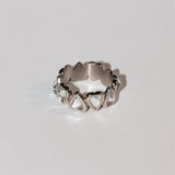 LIEBESKIND BERLIN Ring - Glass Heart in 52