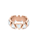 Der LIEBESKIND BERLIN Ring - Glass Heart in 54 von Liebeskind Berlin ist mit seinen herzförmigen Glasdetails und dem klaren Edelstein in der Mitte ein außergewöhnliches Schmuckstück für jeden Schmuckliebhaber.
