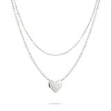 LIEBESKIND BERLIN Halskette - Broken Heart Layering