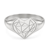 LIEBESKIND BERLIN Ring - Broken Heart Chunky in 52