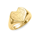 LIEBESKIND BERLIN Ring - Broken Heart Chunky in 52