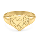 LIEBESKIND BERLIN Ring - Broken Heart Chunky in 52