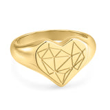 LIEBESKIND BERLIN Ring - Broken Heart Chunky in 54