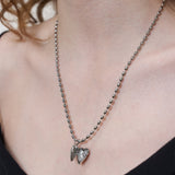 Liebeskind Berlin Halskette - Open Heart Amulet