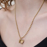 Liebeskind Berlin Halskette - Open Heart Amulet