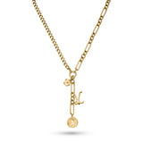 Liebeskind Berlin Damen Halskette - Coins and Charms