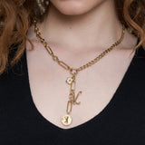 Liebeskind Berlin Damen Halskette - Coins and Charms