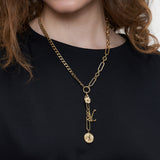 Liebeskind Berlin Damen Halskette - Coins and Charms
