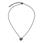 Das LIEBESKIND BERLIN Set - The Classy Heart von Liebeskind Berlin besteht aus einer dünnen, schwarzen Edelstahlkette mit einem kleinen Herzanhänger und einem verstellbaren Verschluss, inspiriert von dem charakteristischen Stil der Marke.