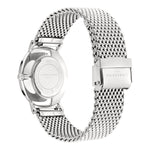 Rückansicht der LIEBESKIND BERLIN Armbanduhr - Color Up mit Meshband-Verschluss der Marke Liebeskind Berlin im minimalistischen skandinavischen Design.