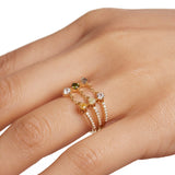 PDPaola Ring – 3 in 1 Chain Ring in 52 - Cool | Time