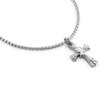 Philipp Plein Halskette Valentine Cross – Detailansicht des Kreuz-Anhängers 