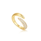 Ania Haie Ringe - Gold Sparkle Wrap Einstellbar