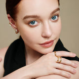 Ania Haie Ringe - Gold Sparkle Ring 54