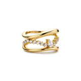 Ania Haie Ringe - Gold Sparkle Ring 54
