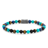 Rebel & Rose Armband Mix Turquoise 925 - 6mm