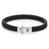 Rebel & Rose Armband – Small Braided Black
