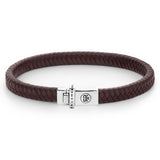 Rebel & Rose Armband – Small Braided Brown