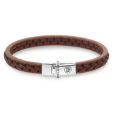 Rebel & Rose Armband – Single Stranded Cognac