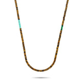 Rebel & Rose Necklace – Slices Tiger Lily - 4mm
