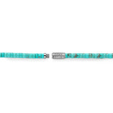 Rebel & Rose Necklace Slices Turquoise - 4mm