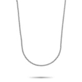 Rebel & Rose Necklace – Silver Shine - 3mm