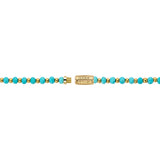 Rebel & Rose Necklace – Mix Turquoise Gold - 4mm