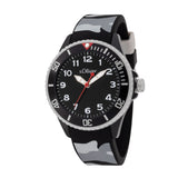 s.Oliver Jungs Armbanduhr - Camouflage