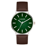 s.Oliver Armbanduhr - Basic Leather