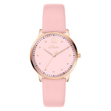 s.Oliver Armbanduhr - mit weichem strukturierten Band