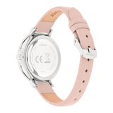 s.Oliver Armbanduhr - mit süßem Blumenprint auf dem Zifferblatt