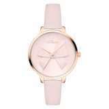 s.Oliver Armbanduhr - mit verspieltem Schleifenmotiv