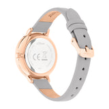 s.Oliver Armbanduhr - mit filigranem Blumendesign