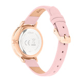 s.Oliver Armbanduhr - mit filigranem Blumendesign