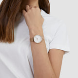 s.Oliver Armbanduhr - zeitlos mit Meshband