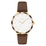 s.Oliver Armbanduhr - mit stilvoller Acetat Lünette