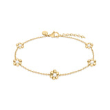 s.Oliver Fußkette - Perlenblume