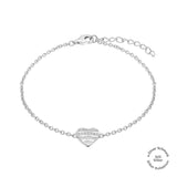 s.Oliver Armband - Striped Heart