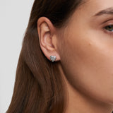 s.Oliver Ohrstecker - Herz aus Silber mit funkelnden Zirkonia-Steinen