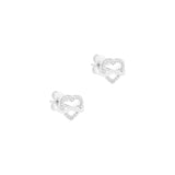 s.Oliver Ohrstecker - Infinity-Herz aus Silber