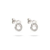 s.Oliver Ohrstecker - mit  verschlungenen Silberringen